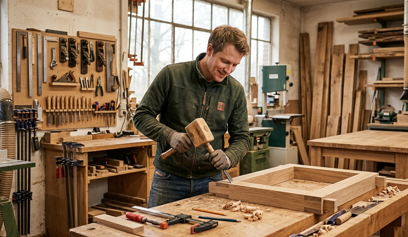 Tischler Werkstatt Details